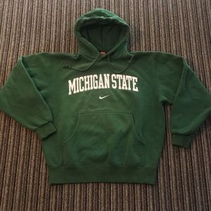 michigan state nike pullover